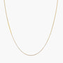 Adjustable Octagonal Herringbone Necklace - Gold