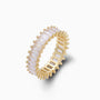 Baguette Diamond Band Eternity Ring - Gold