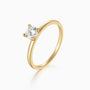 Brilliant Diamond Solitaire Ring - Gold