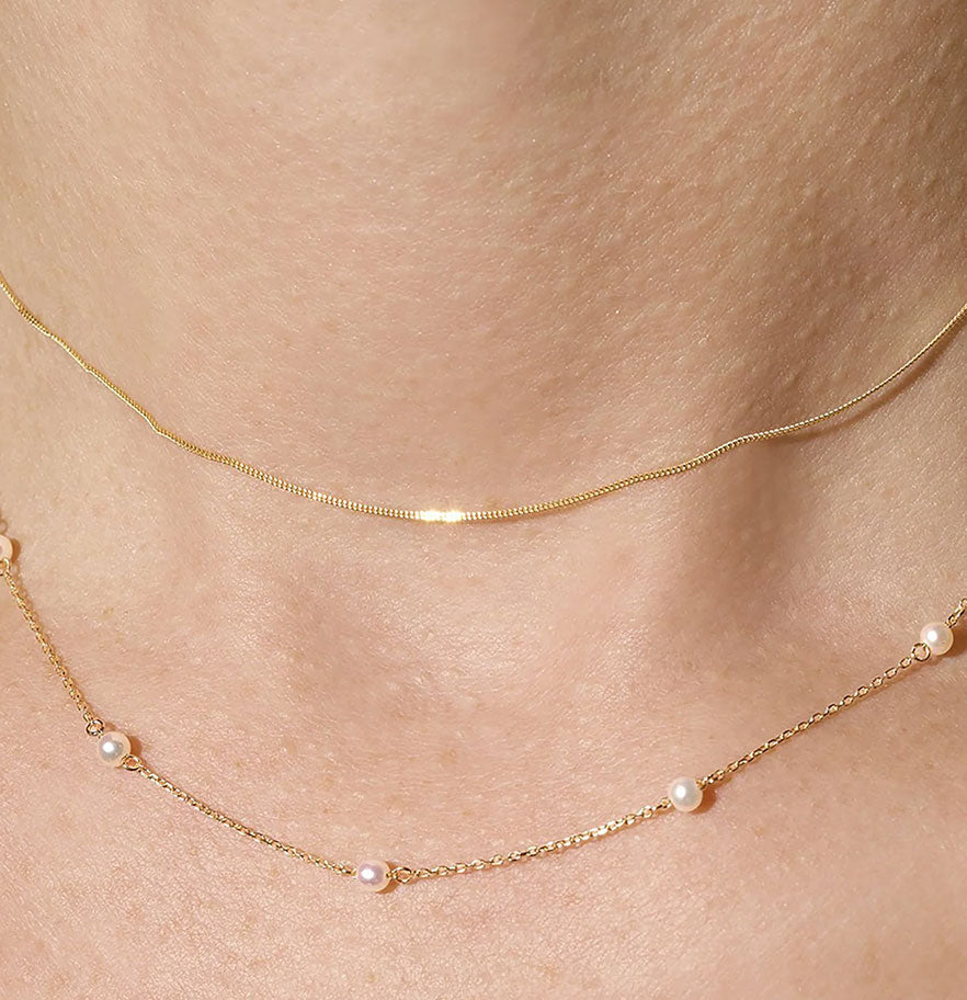 Classic Curb Chain Necklace - Gold