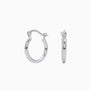 Classic Tube Hoop Earrings - Silver