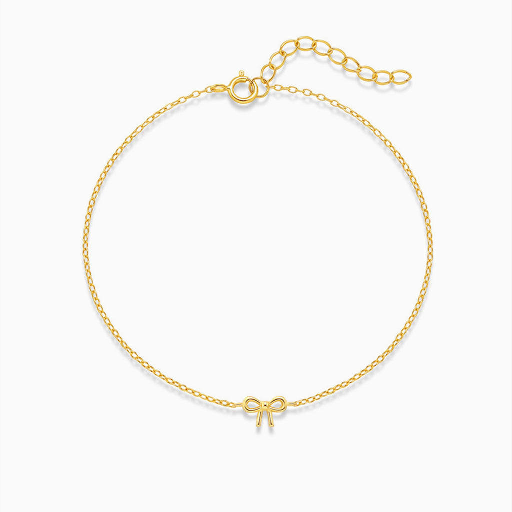 Cute Bow Bracelet - Gold