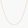 Dainty Box Chain Necklace - Gold