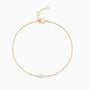 Dainty Solitaire Opal Bracelet - Gold