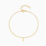Dangle North Star Anklet - Gold
