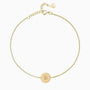 Engraved Initial Bracelet - Gold