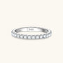 Eternity Moissanite Ring - Silver
