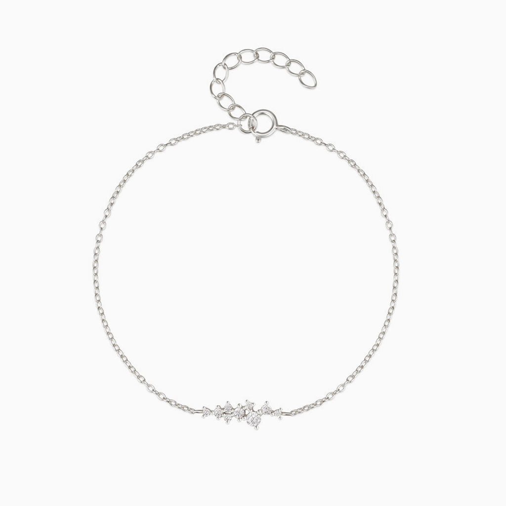 Galaxy Constellation Diamond Bracelet - Silver