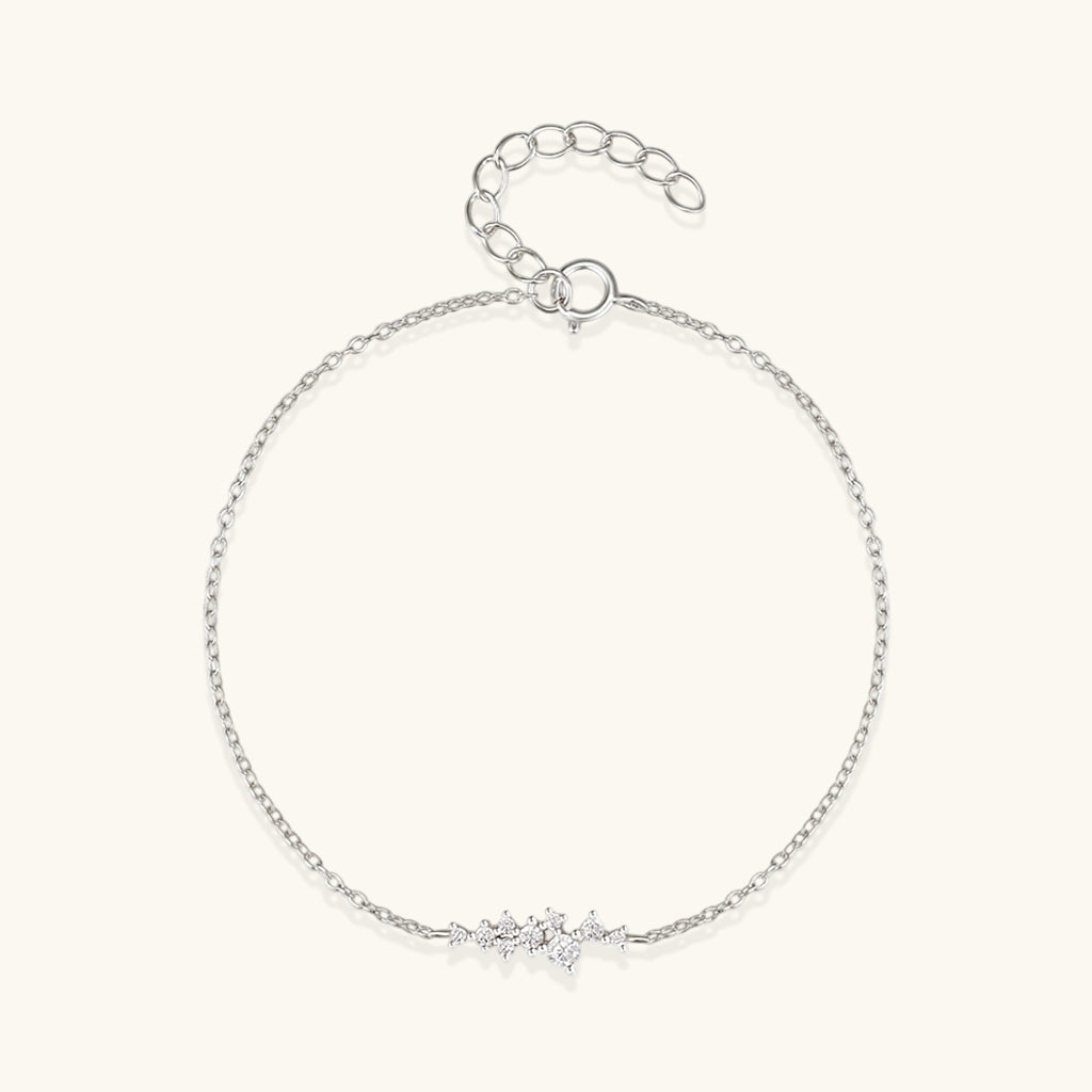 Galaxy Constellation Diamond Bracelet - Silver