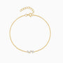 Geometric Trio Diamond Bracelet - Gold