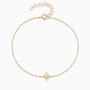 Glitter Diamond North Star Bracelet - Gold