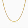 Iced Out Tennis Necklace - Gold