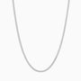 Classic Curb Chain Necklace - Silver