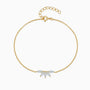 Luminous Diamond Crown Bracelet - Gold
