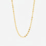 Mini Disc Chain Necklace - Gold