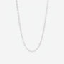 Mini Disc Chain Necklace - Silver