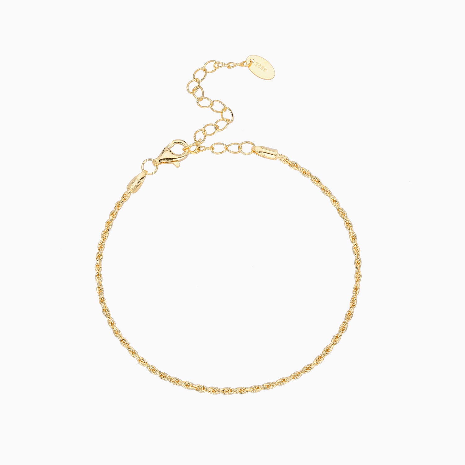 Minimalist Rope Bracelet - Gold