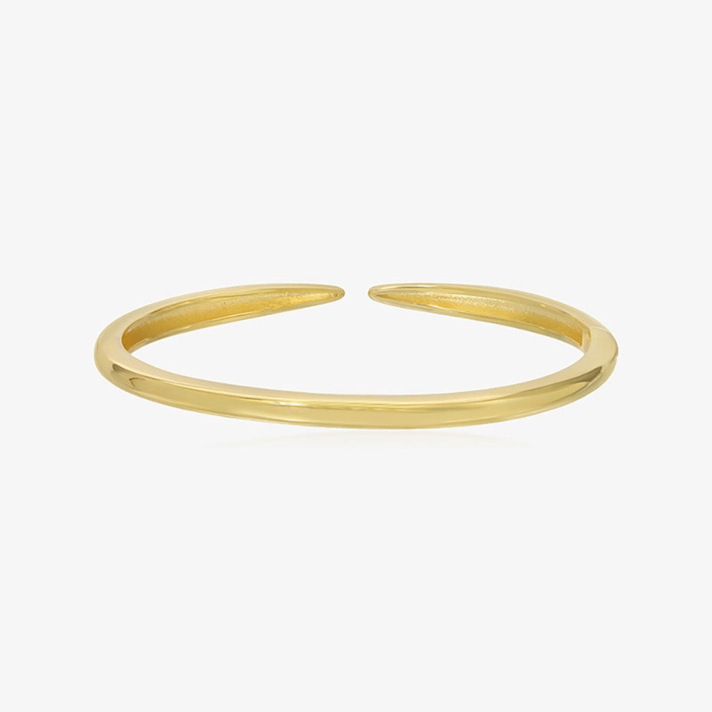 Minimalist Spike Cuff Bracelet - Gold