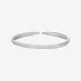 Minimalist Spike Cuff Bracelet - Silver