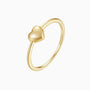 Puff Heart Ring - Gold