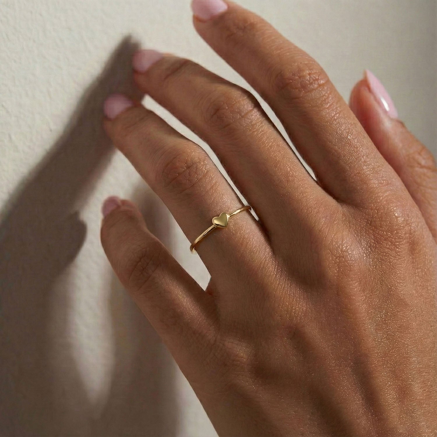 Puff Heart Ring - Gold