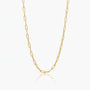 Slim Paperclip Necklace - Gold